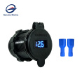 Genuine Marine DC 12V 24V Waterproof Digital Voltmeter Car Dual USB Charger Socket For Marine Caravan Boat